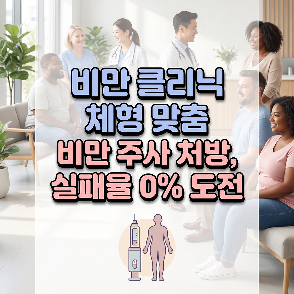 체형 맞춤형 비만 주사 처방, 실패 확률 0%에 도전하다