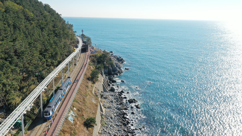 해운대 블루라인파크 해변열차