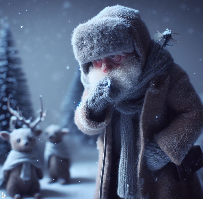 감기로 목이 쉰 남자