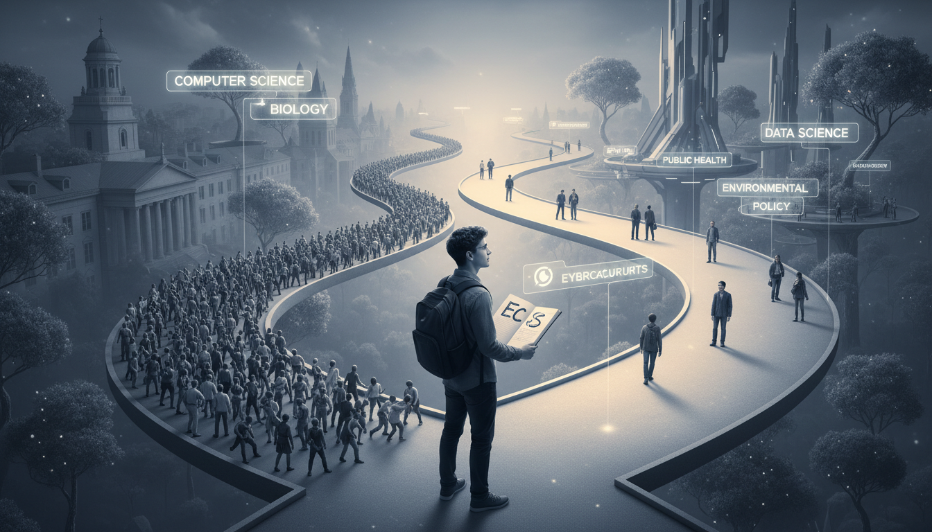 전공선택 고민하는 사진