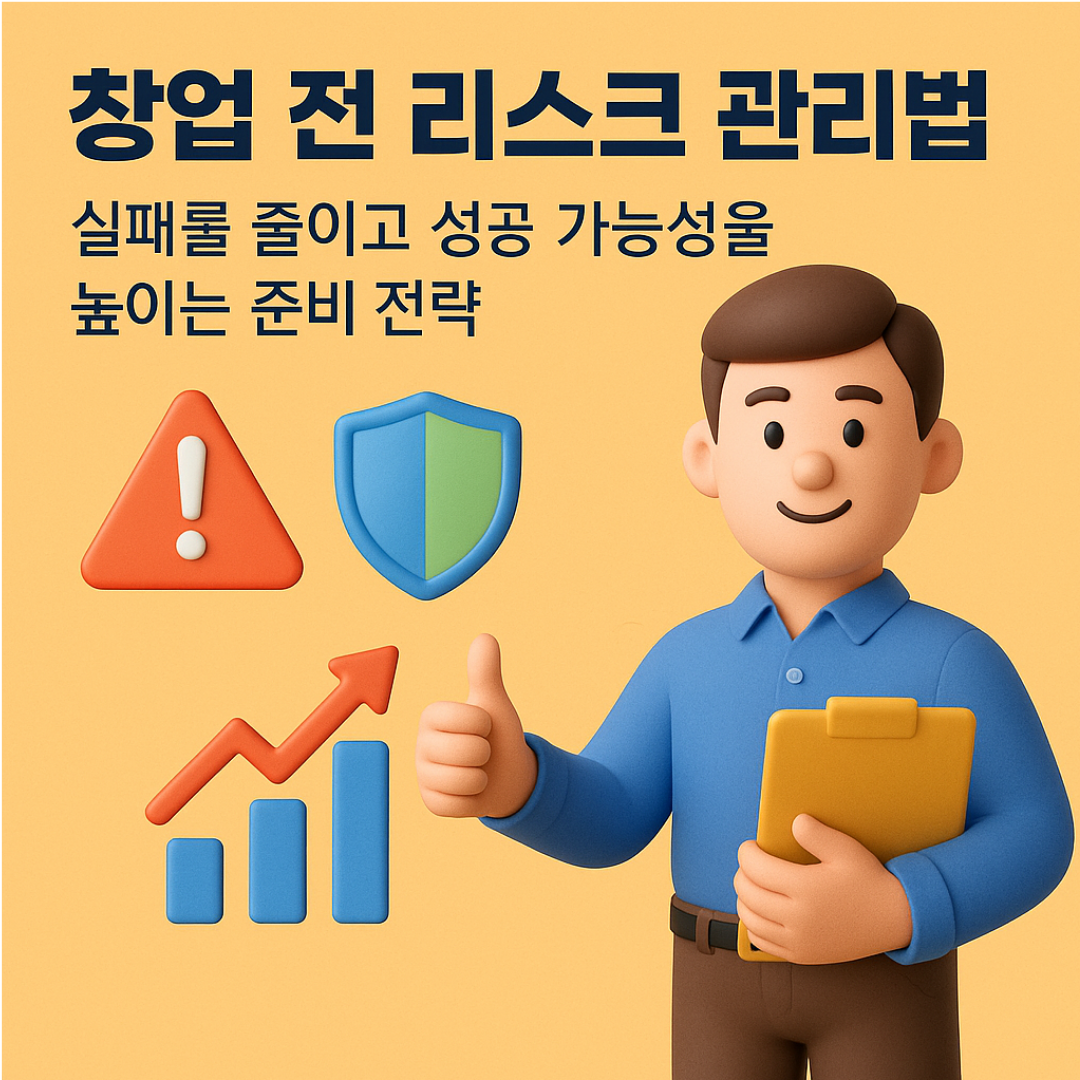 창업 전 리스크 관리법 &ndash; 실패를 줄이고 성공 가능성을 높이는 준비 전략