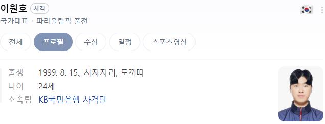 파리올림픽 사격 국가대표팀 선수, 경기 결과, 일정 중계