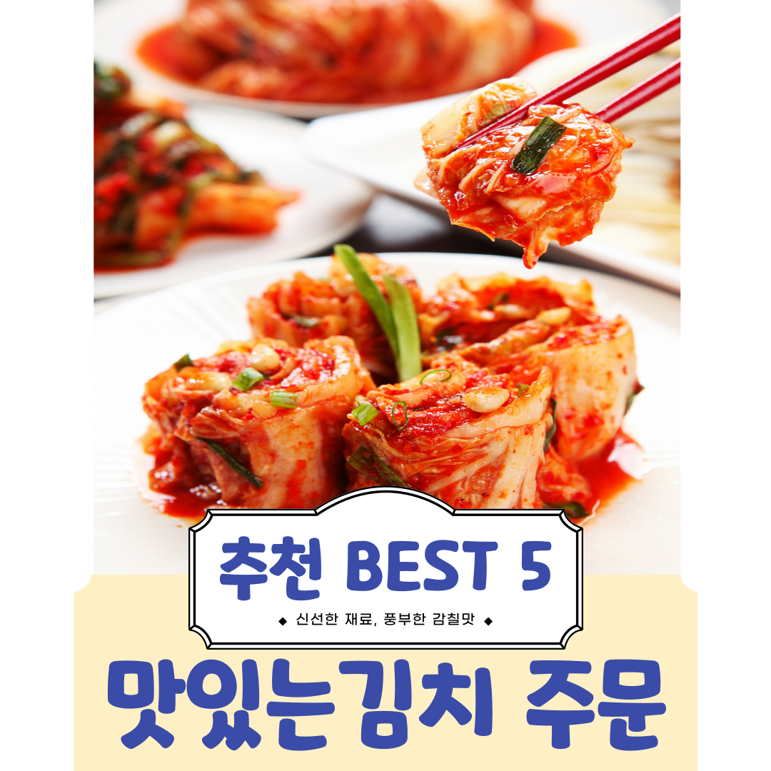 맛있는 김치 주문 추천
