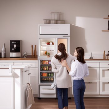 우성 냉장고 업소용 삼성 양문형 레트로 냉장고