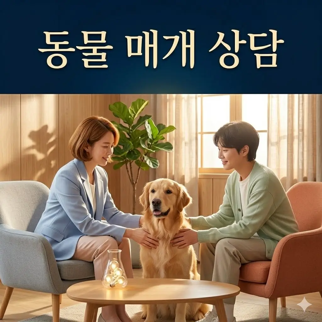 동물 매개 상담이란? 반려동물 치료와 무엇이 다를까요