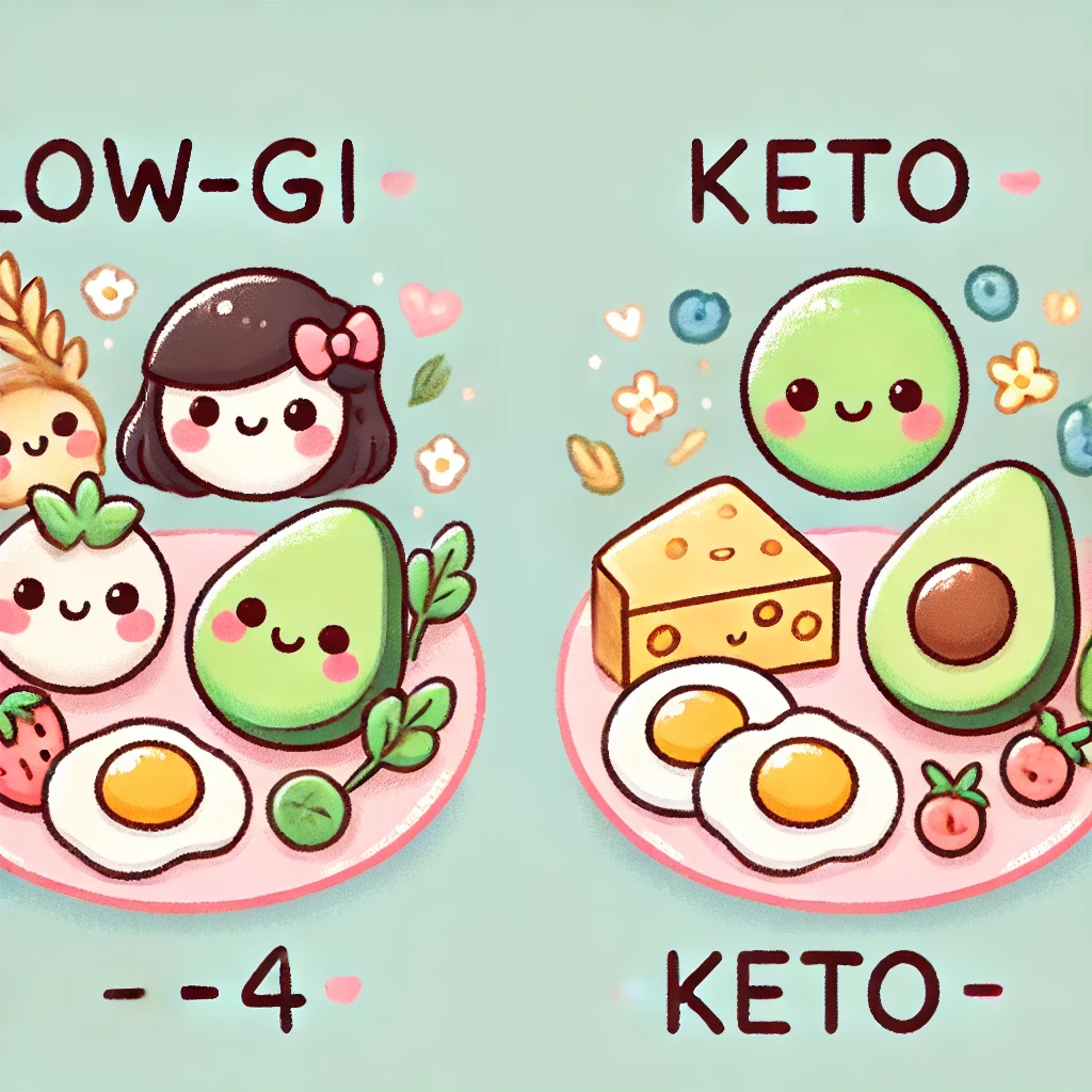 📊 GI지수 낮은 음식 vs 키토제닉 식단, 차이점 비교! ✅
