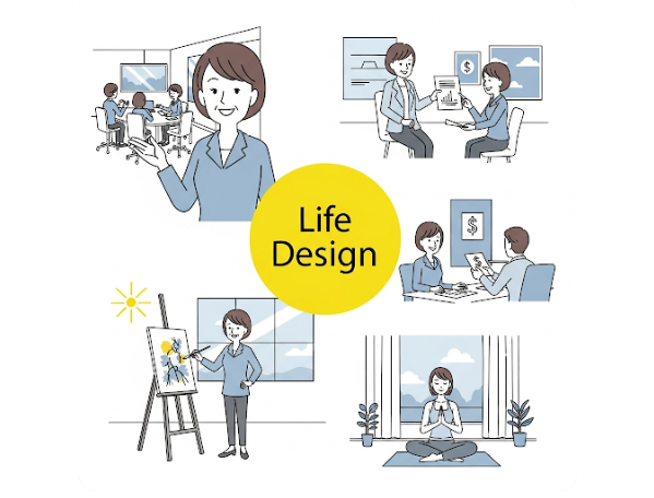 50대 여성 맞춤 라이프 디자인 전략을 나타내는 이미지