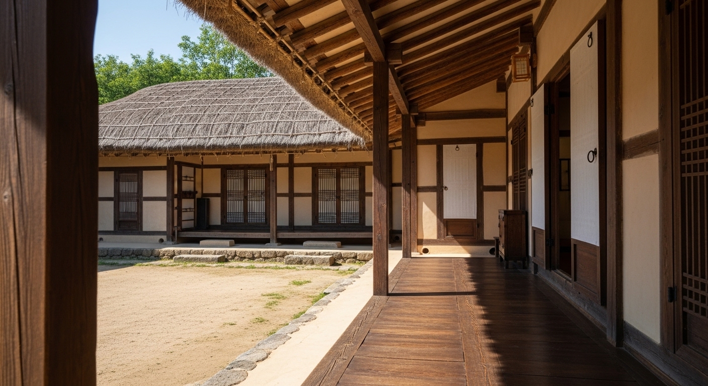 한국의 민가 사진