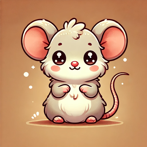 귀여운 쥐 캐릭터