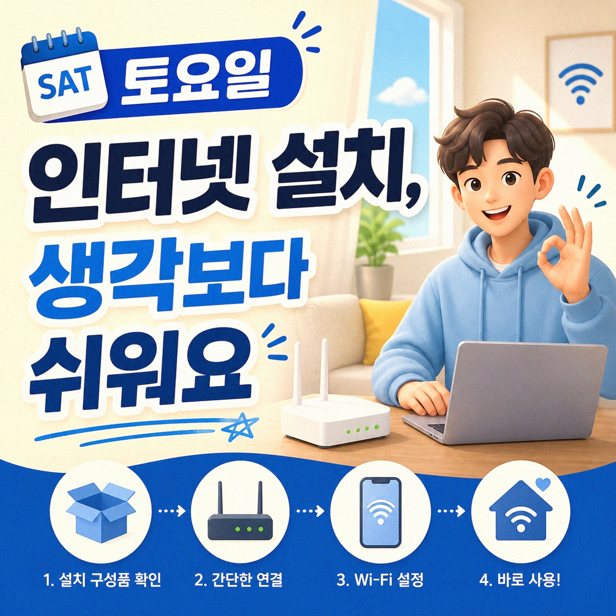 토요일 인터넷 설치, 가입할 때 알아두면 좋은 것들