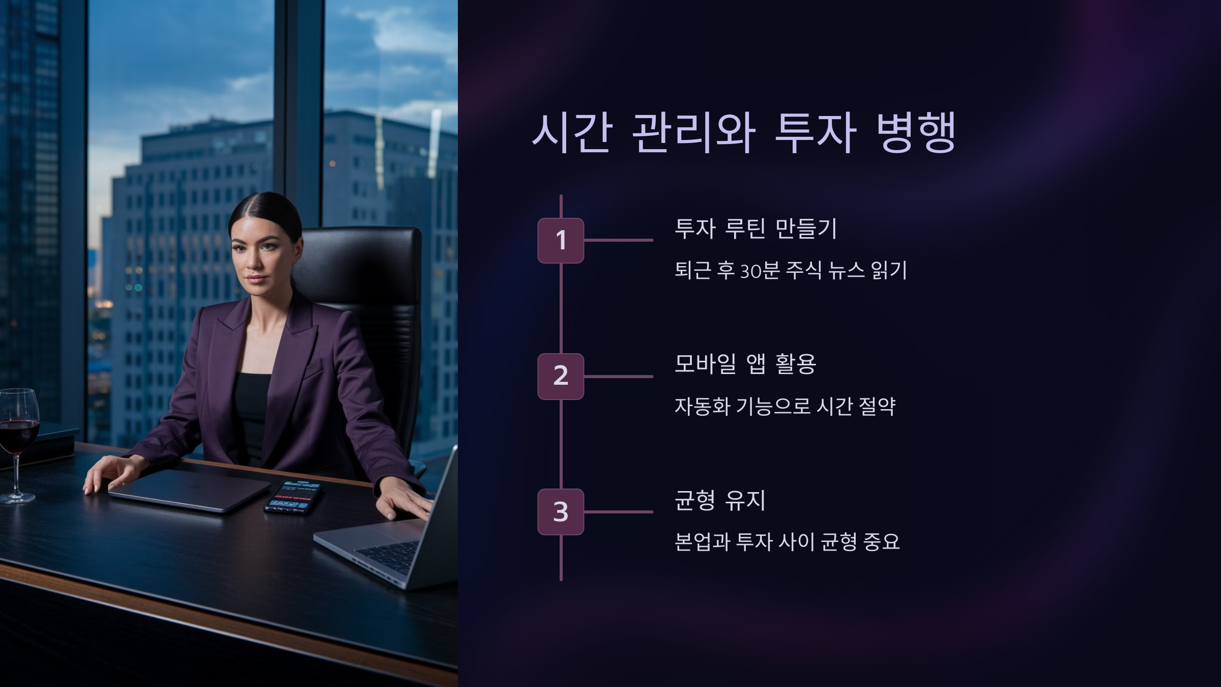 시간 관리와 투자 병행