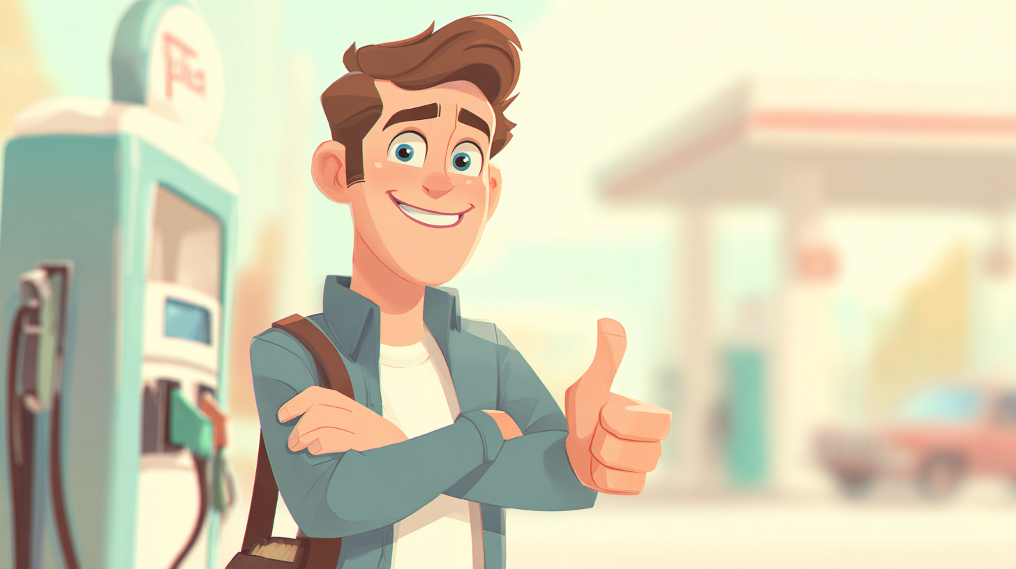 자동차 주유하는 법(초보 운전자)