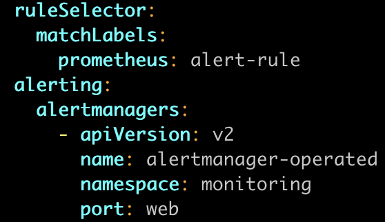 프로메테우스 서버 yaml