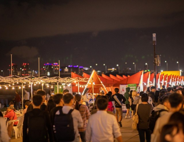 한강 달빛 야시장
