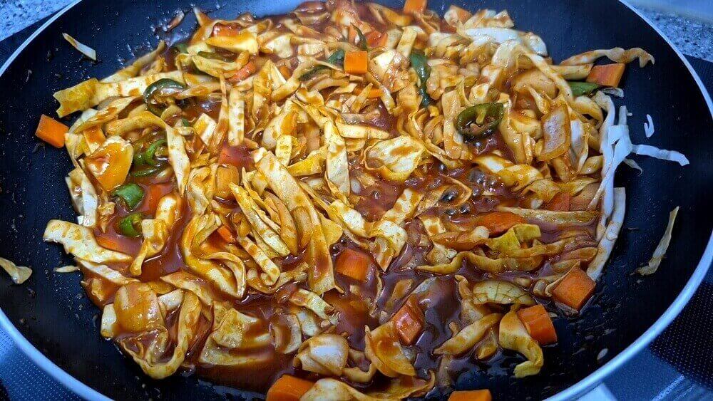 야채 끓이기