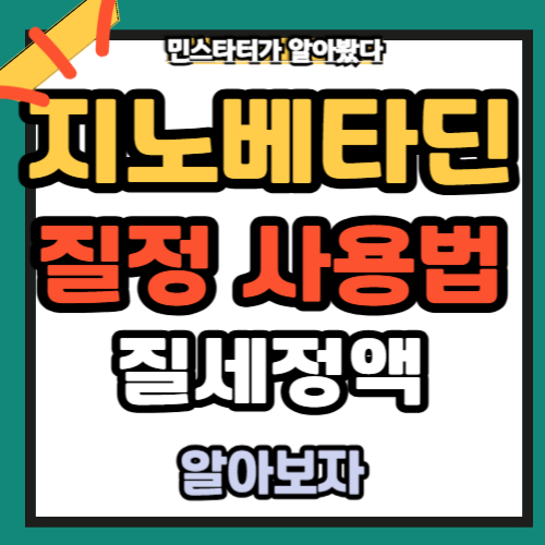 여성청결제 지노베타딘 질정 가격 사용법