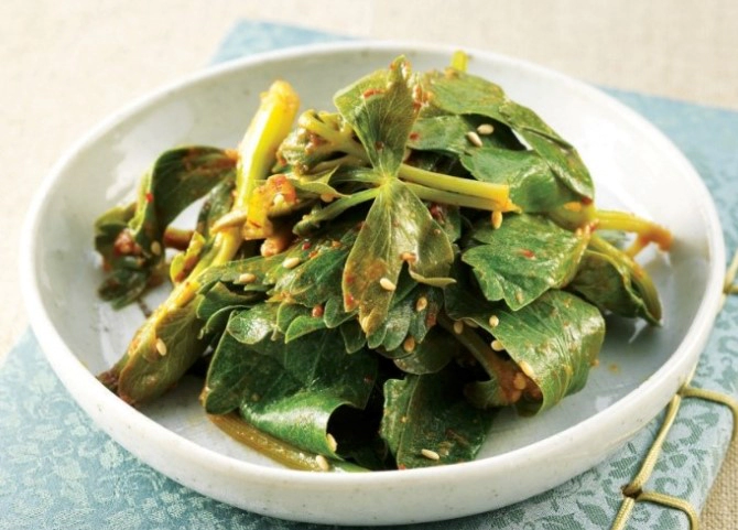 방풍나물 무침 황금 레시피