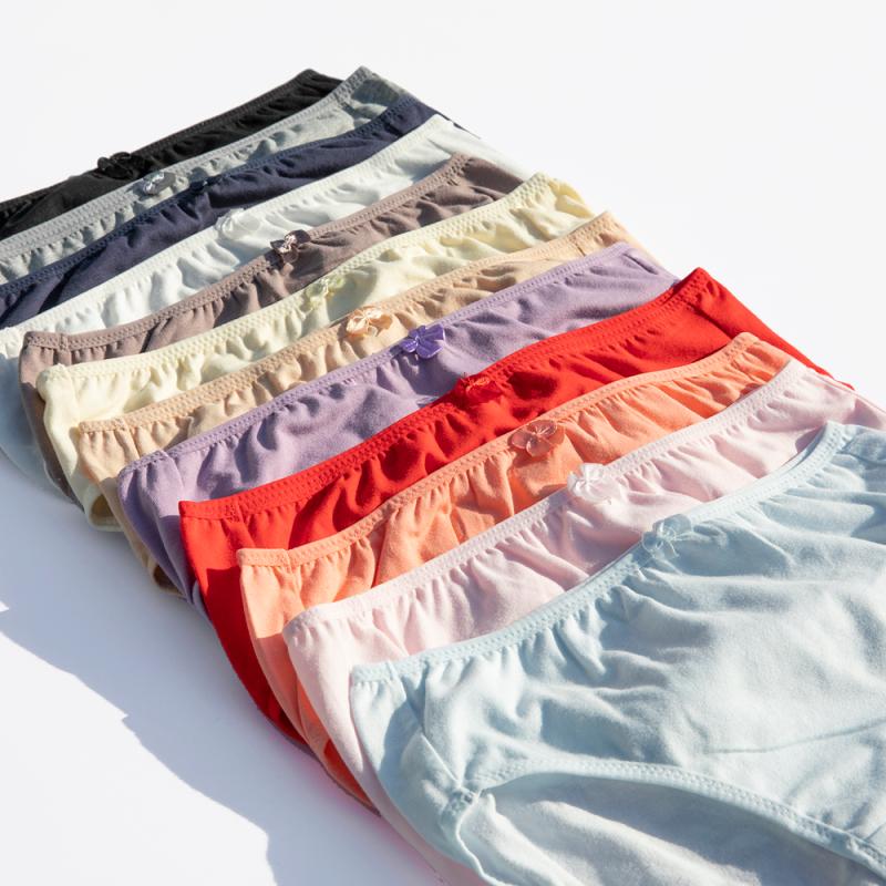 여성 면 팬티 삼각 편한 레이스 햄라인 모달 인견 텐셀 빅사이즈 맥시