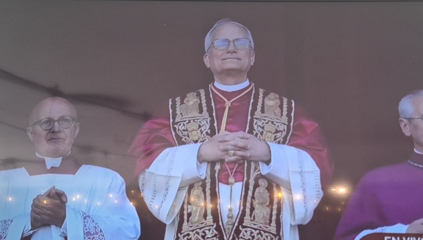 하베무스 파팜, 교황 레오14세 선출 순간