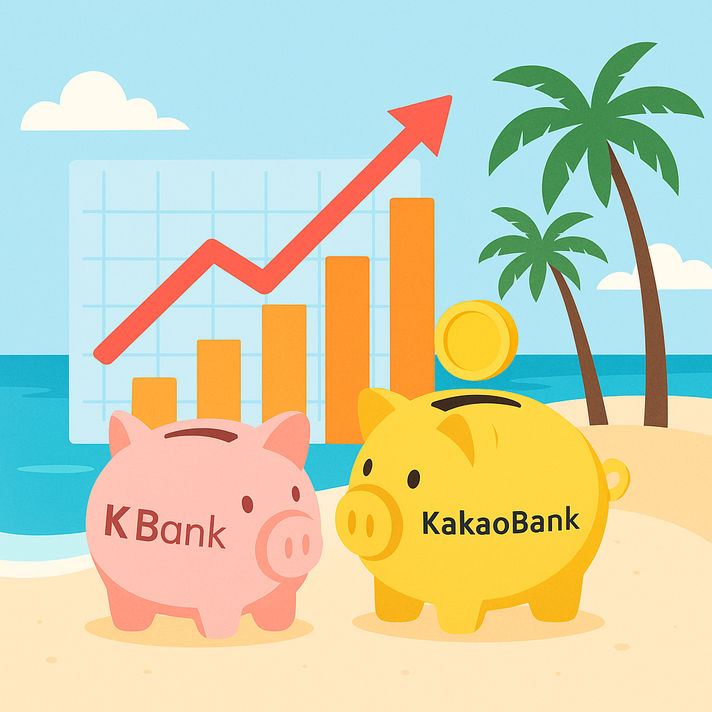 케이뱅크 카카오뱅크 예적금 증가와 인기 상품 비교