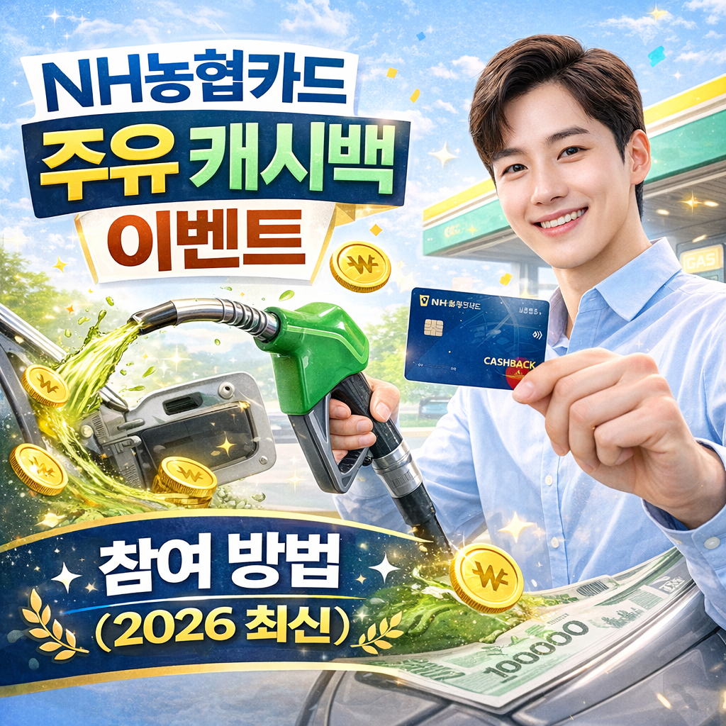NH 농협카드 주유 캐시백 이벤트 참여하러 가기