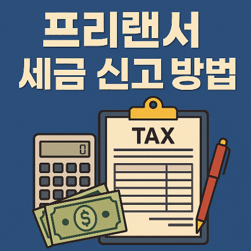 프래랜서 세금 신고 방법