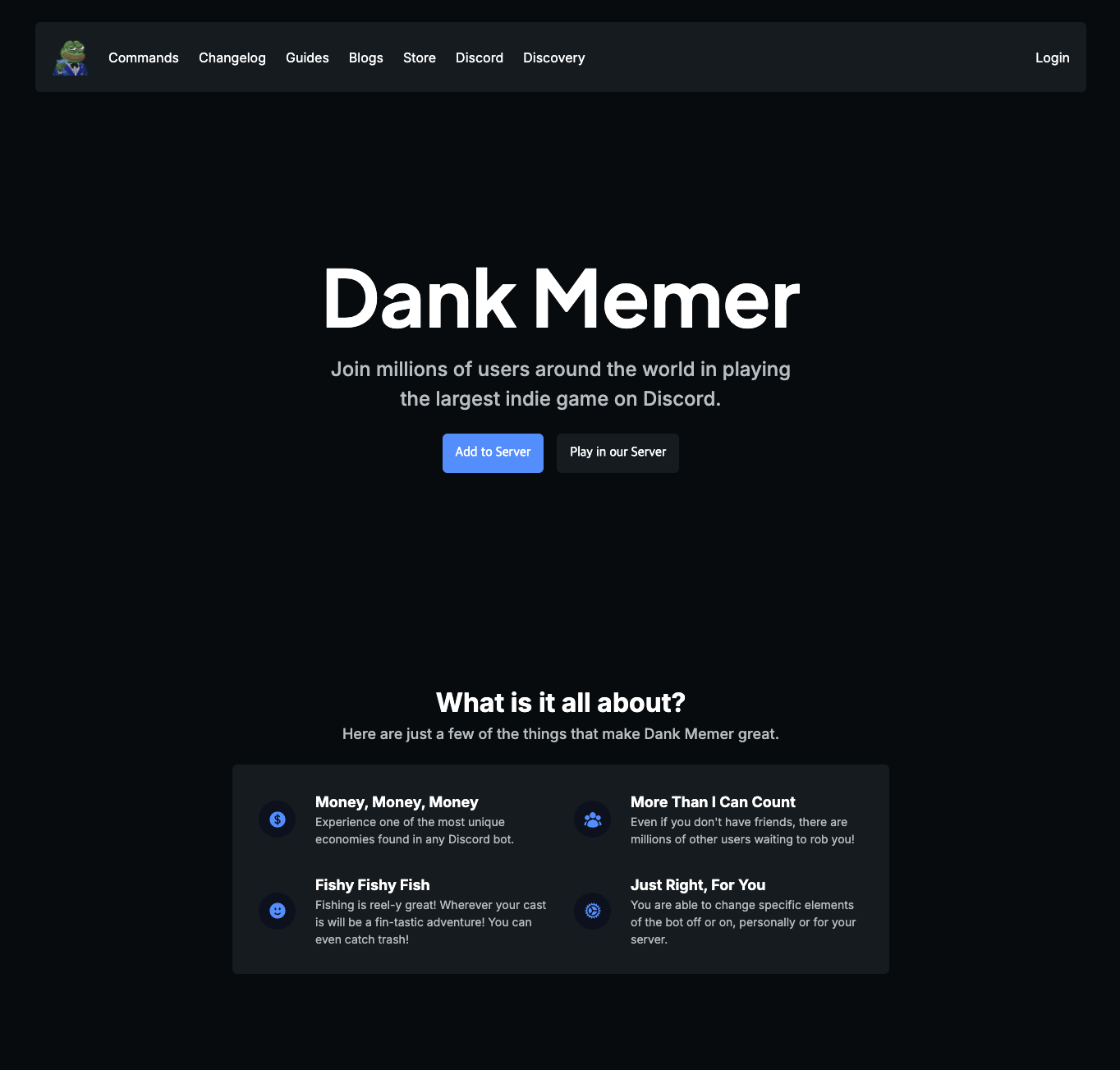 Dank Memer-mainpage