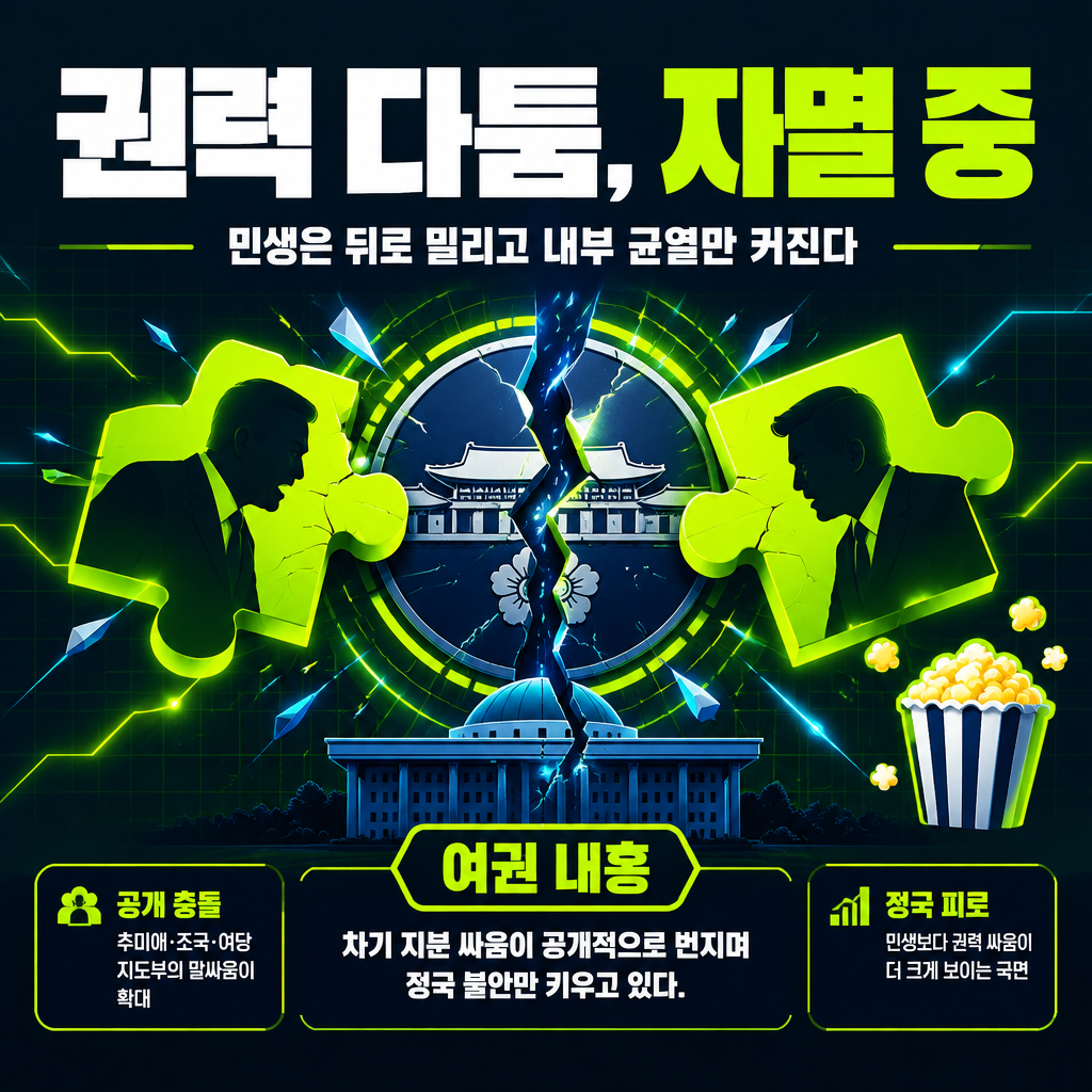 권력 다툼, 자멸 중