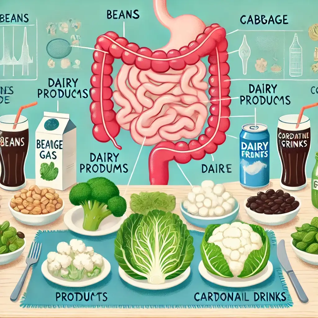 방귀에 안 좋은 음식