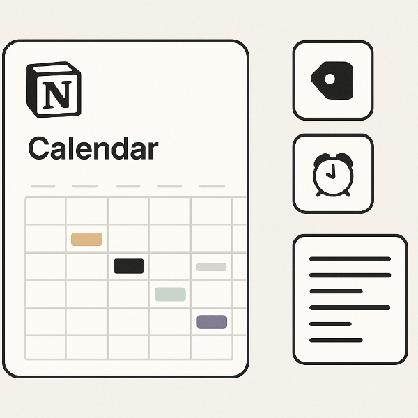 노션 캘린더로 시간 관리 사진