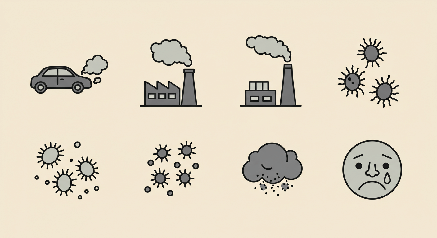 대도시에서 비염은 왜 더 심해질까?