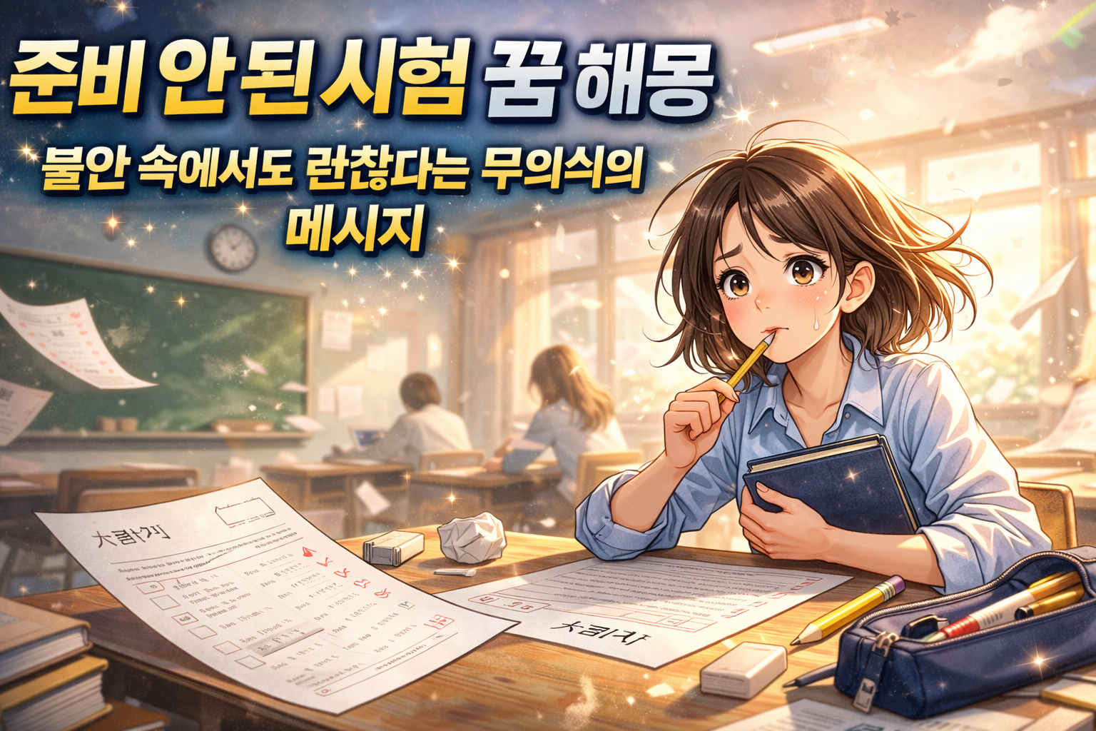 준비 안 된 시험 꿈