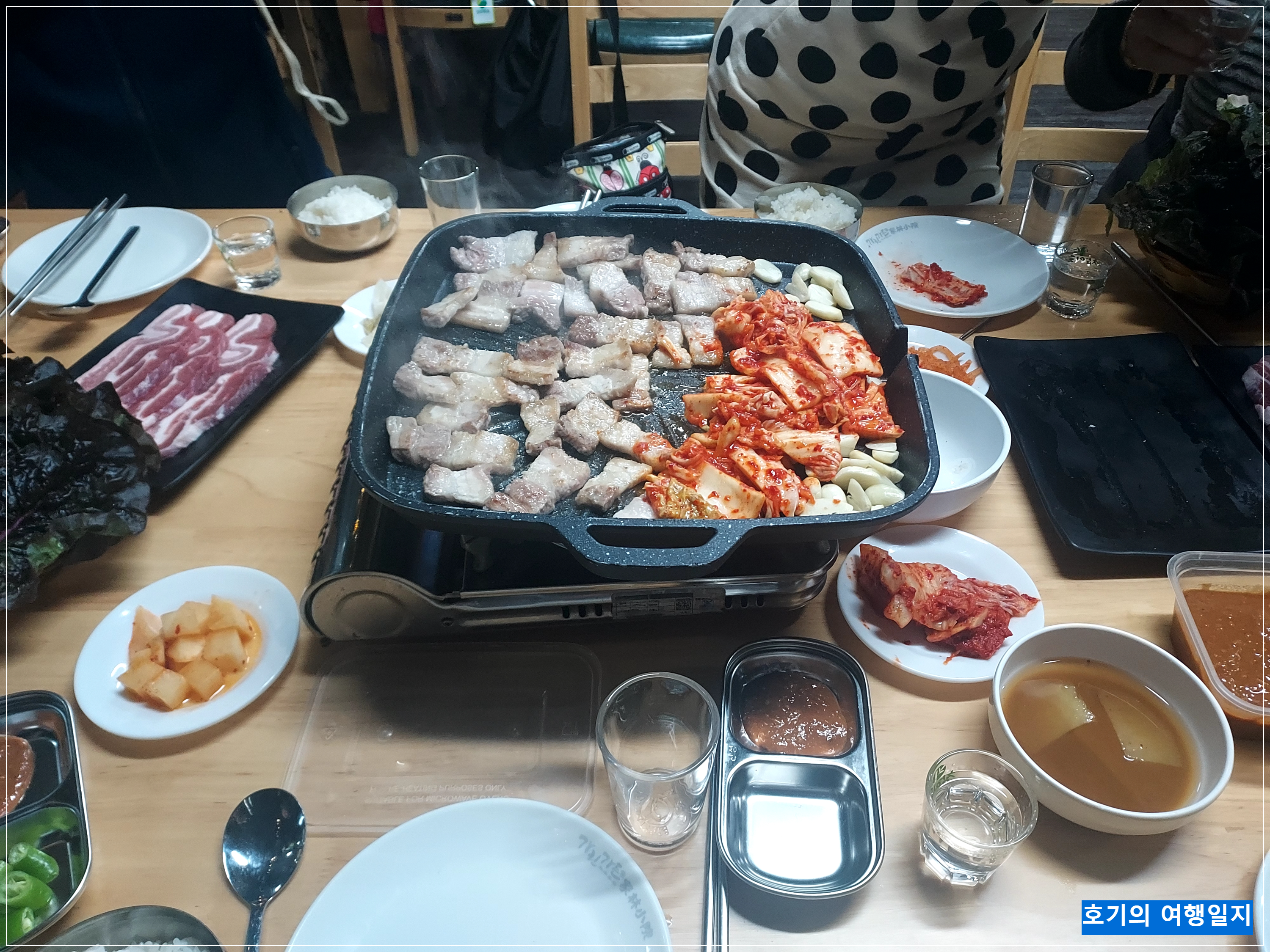 중국 청도 패키지여행 식당