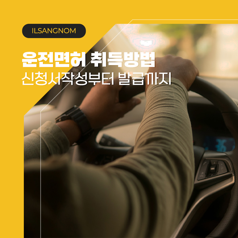 운전면허 취득방법
