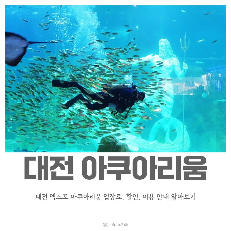 대전-신세계-아쿠아리움-입장료-할인-운영-시간