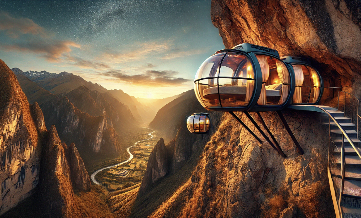 페루 스카이 로지 어드벤처 스위트 – 절벽 캡슐 호텔에서 보내는 아찔한 밤