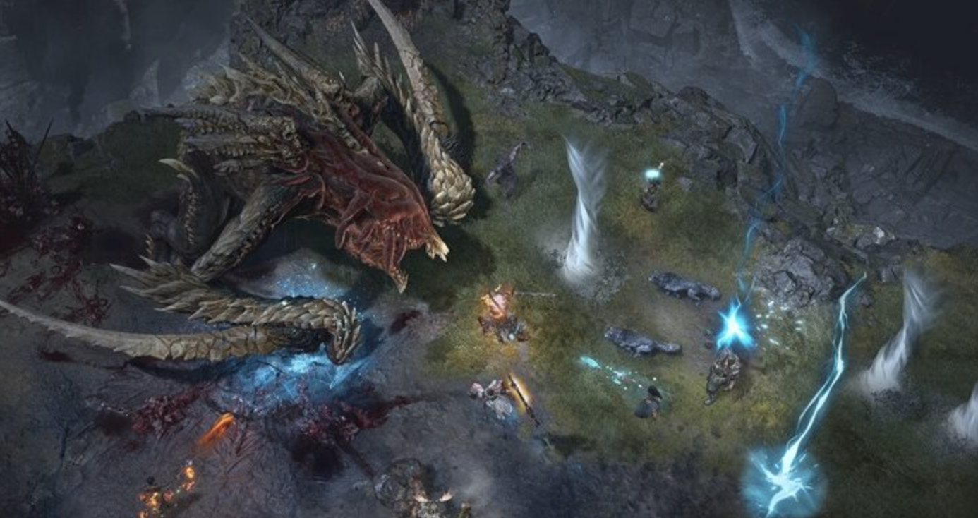 디아블로4 그래픽과 플레이장면