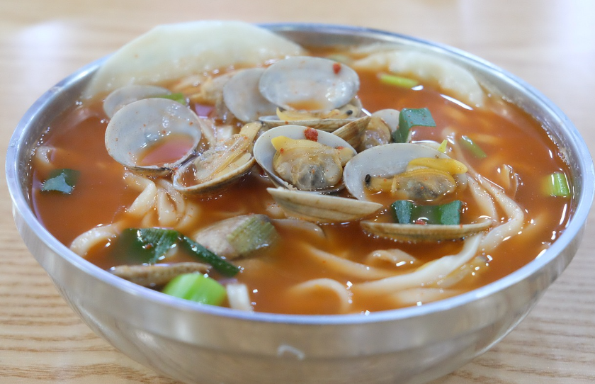 바지락칼국수