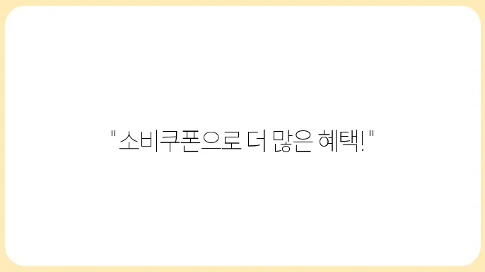 민생회복 소비쿠폰 카카오 추가 혜택 받는 법