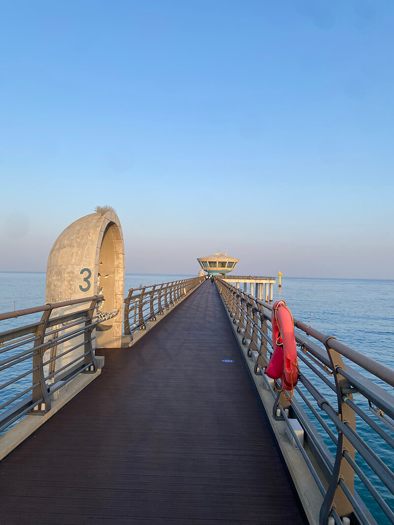 바다전망대로 가기위한 바다마중길