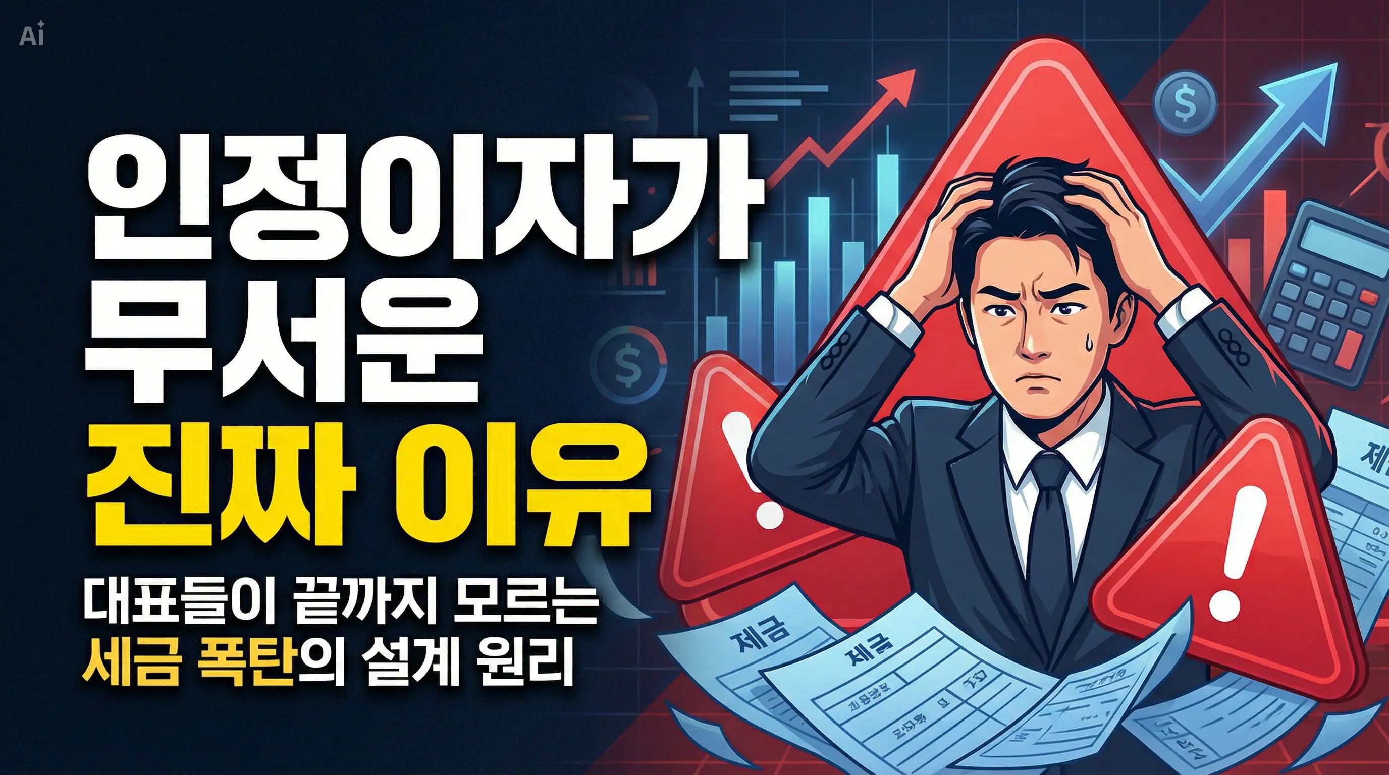 인정이자가 무서운 진짜 이유 &mdash; 대표들이 끝까지 모르는 세금 폭탄의 설계 원리