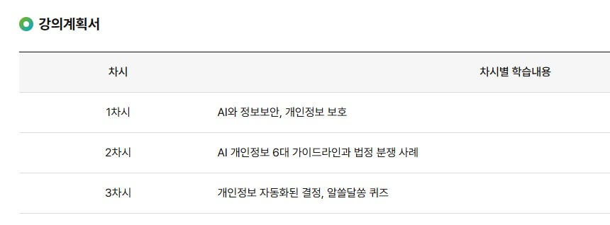 개인정보배움터 홈페이지