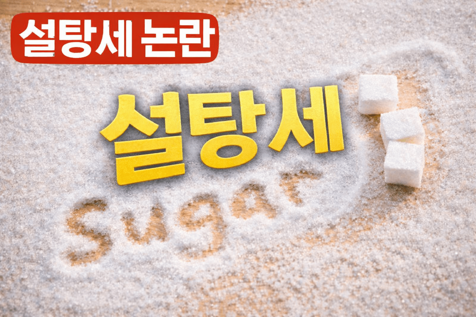 설탕세 뜻부터 정리|이재명 설탕세 발언, 음료값·생활비 오를까?