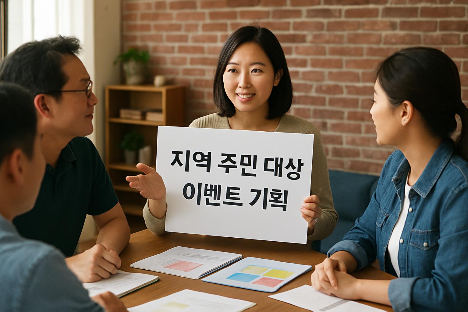 지역 주민 대상 이벤트 기획: 동네에서 효과적으로 진행하는 실무 가이드