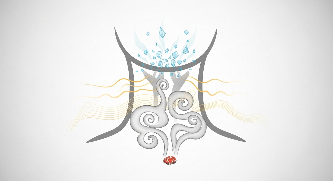 붉어짐과-자극으로-강조된-인후를-보여주는-그림입니다.