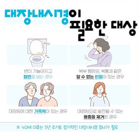 대장내시경 대상