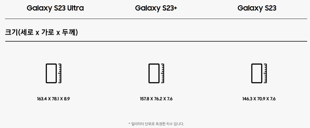 갤럭시-S23-스펙-비교-사진5