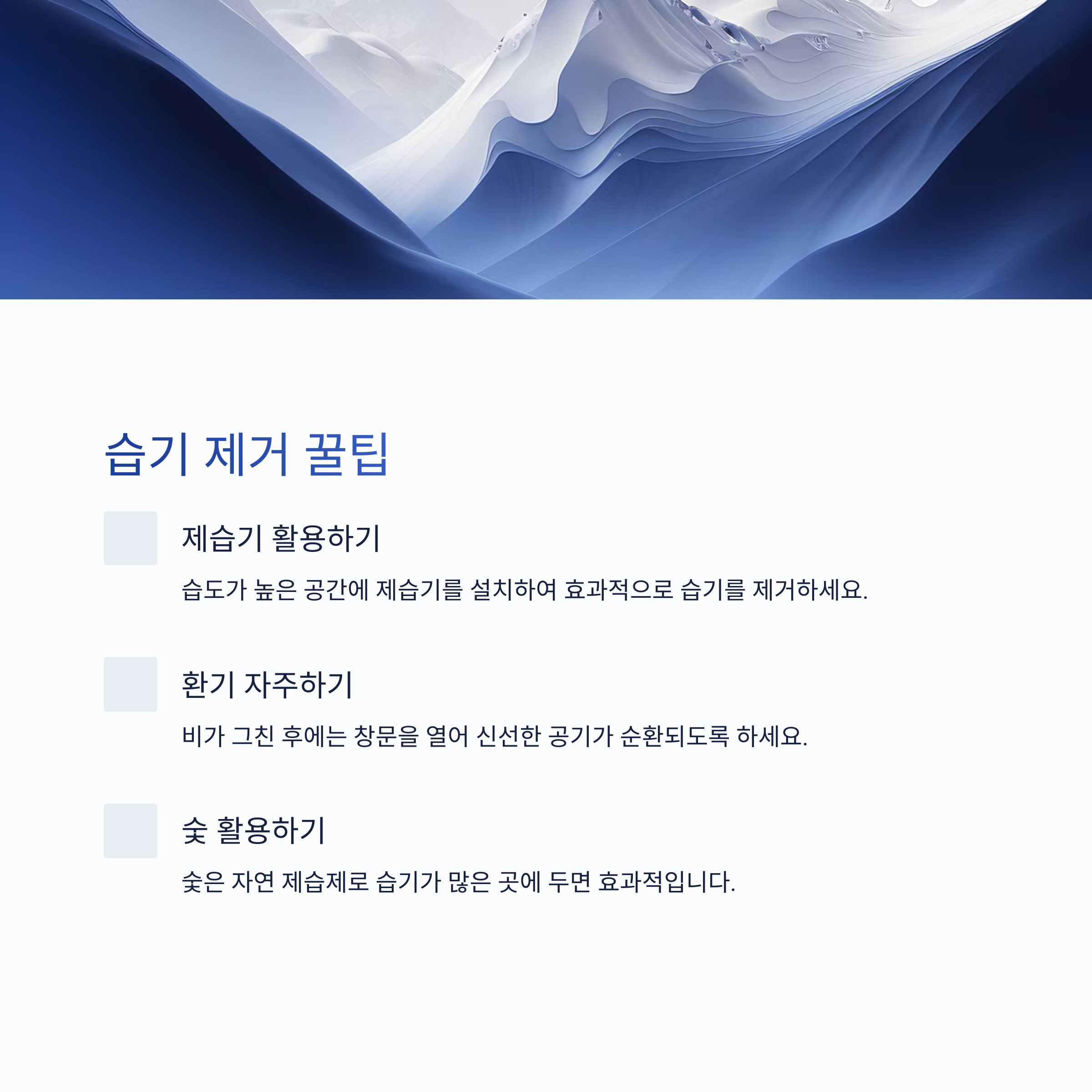 장마철 눅눅함 끝! 집안 습기 완벽 제거하는 7가지 꿀팁