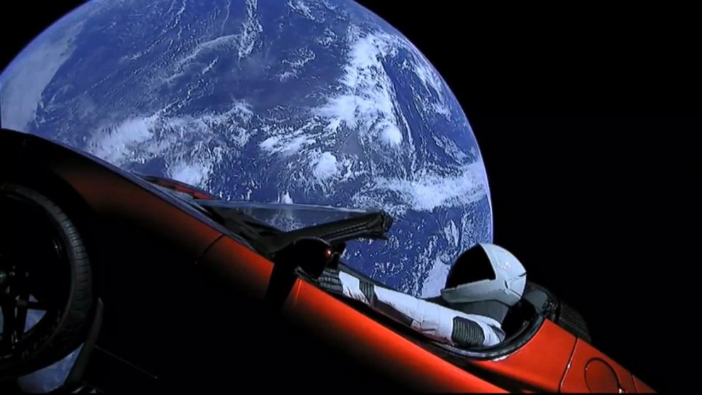 테슬라 로드스터 스페이스x