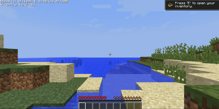 마인크래프트-무료-서버-시작-화면